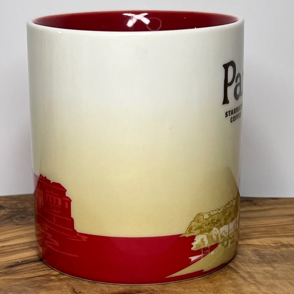 Starbucks Paris Mug Collector Series France Coffee Mug 2010 16oz EUC - Picture 8 of 12